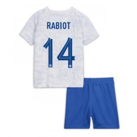 Baby Fußballbekleidung Frankreich Adrien Rabiot #14 Auswärtstrikot WM 2022 Kurzarm (+ kurze hosen)